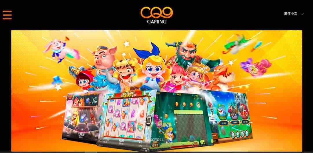 Giao diện CQ9 Gaming bắt mắt, trẻ trung, hấp dẫn