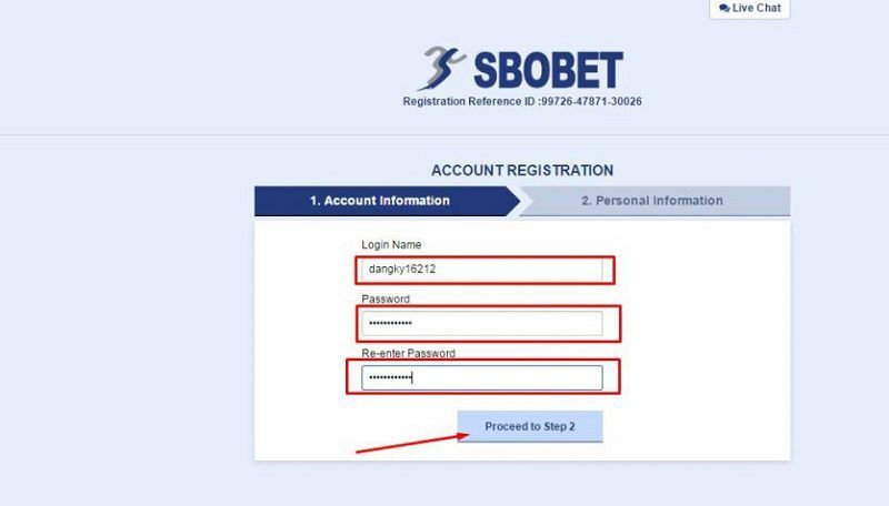 Đăng ký Sbobet để trở thành người chơi chính thức của nhà cái