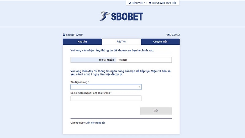 Giải đáp thắc mắc về thời gian rút tiền tại Sbobet 